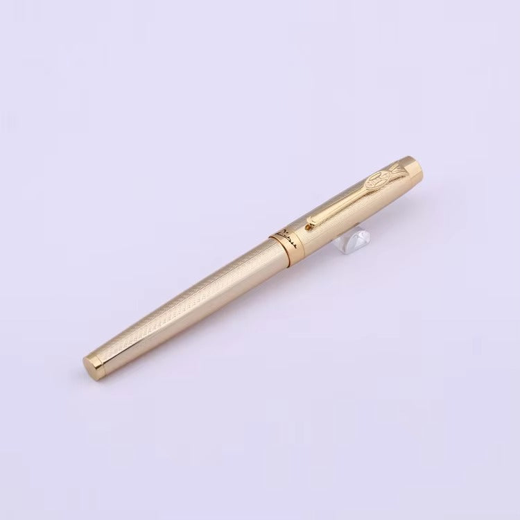 Gold-Colored Metal Fountain Pen
