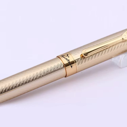 Gold-Colored Metal Fountain Pen