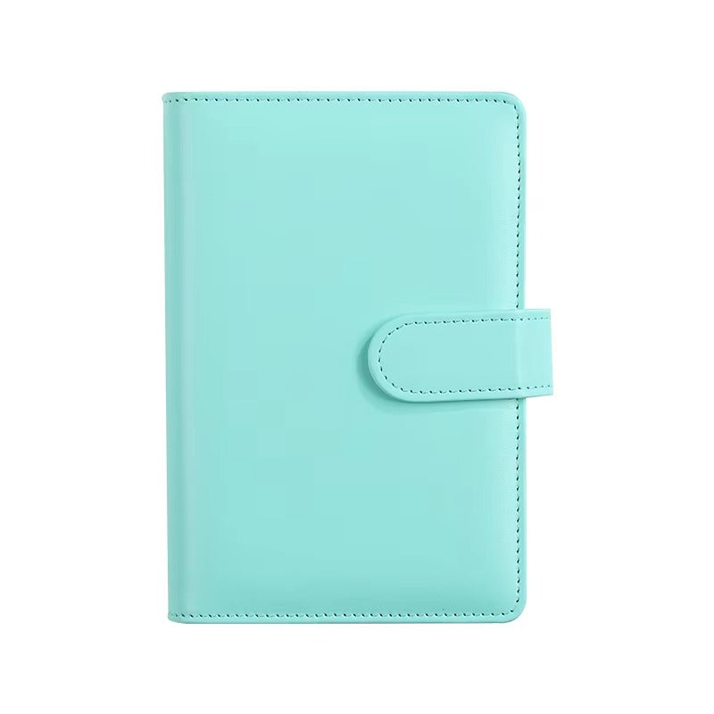 Customized Logo A5 Loose-Leaf Planner – 6-Ring Binder, PU Leather, Candy Colors