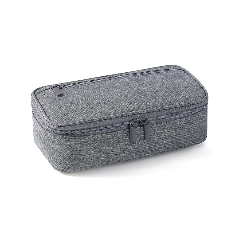 Large-Capacity Solid Color Canvas Pencil Case – Ins Style (Kids' School Stationery Storage for Students)