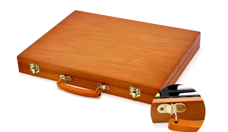 130-Piece Hot-Sale Art Stationery Set – High-Quality, Colorful Drawing (Wooden Box, For Kids & Students)