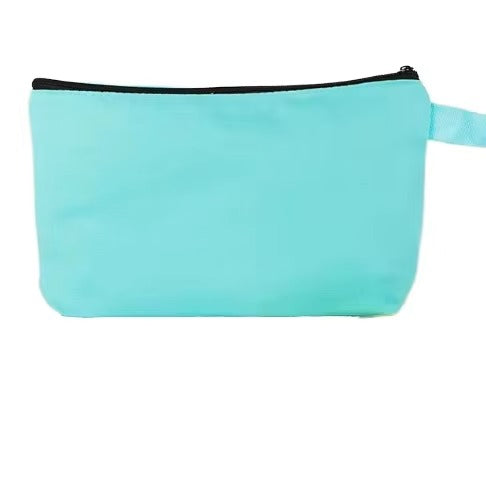 Custom Logo Canvas Pencil Case – Large Capacity, Zippered (Fabric Storage Pouch for Stationery)