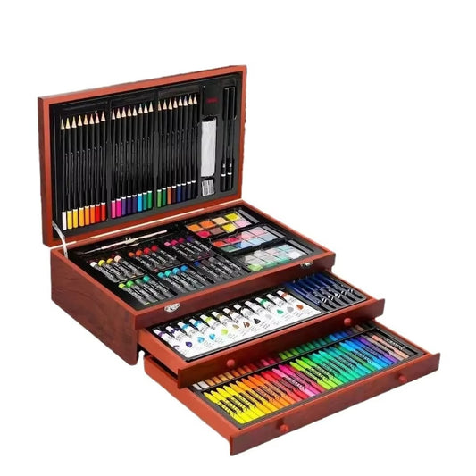 48-Piece Kids' Art Stationery Set – Sketching, Painting & Drawing Pencils