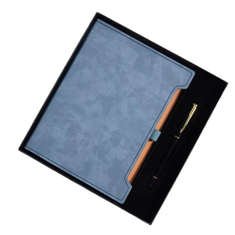 Custom Logo A5 Business Notebook – 100 Sheets, Thermal Bound (Printed Planner for Meetings & Work)