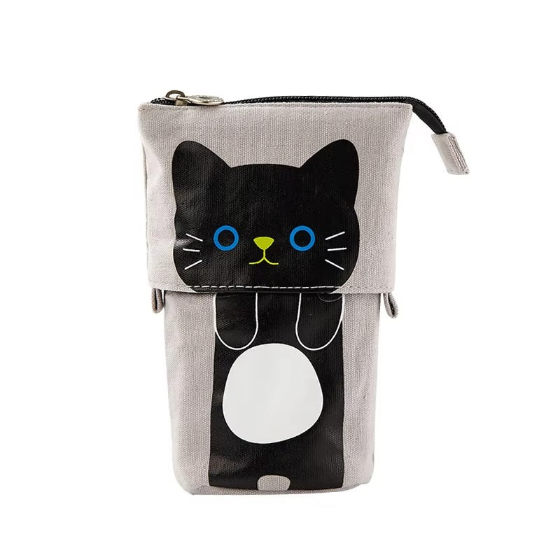Large-Capacity Multifunctional Fabric Pencil Case – Purse-Style (Pen, Coin & Stationery Holder)