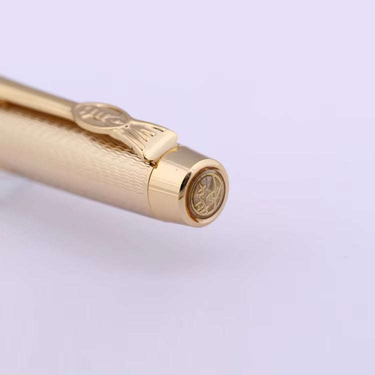 Gold-Colored Metal Fountain Pen