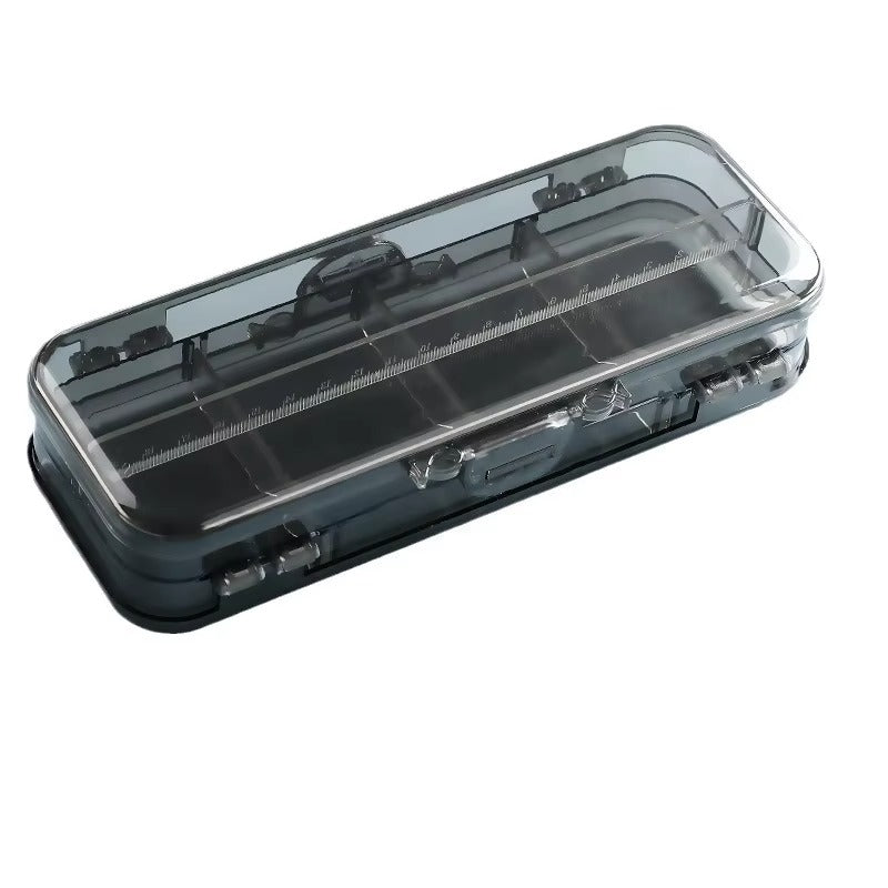 Large-Capacity Double - Storage Transparent Plastic Pencil Case – Simple Design (For Students' Stationery Sets)