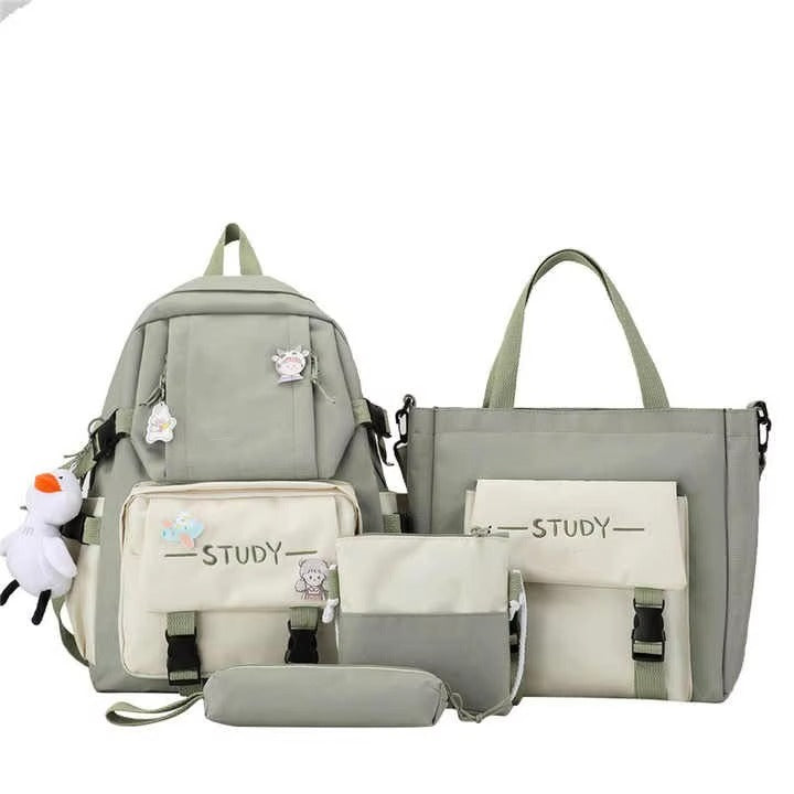 Wholesale Large - Capacity Canvas School Backpack – for Grade 3 - 5 & Junior High School Students