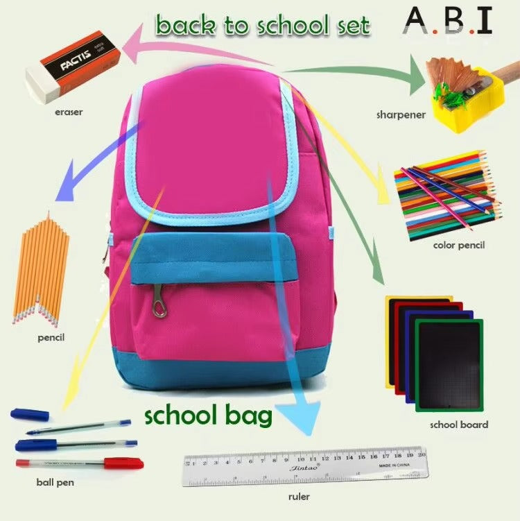 Personalized High-Quality Kids' Stationery Gift Set – Fashionable, Ideal for School & Drawing
