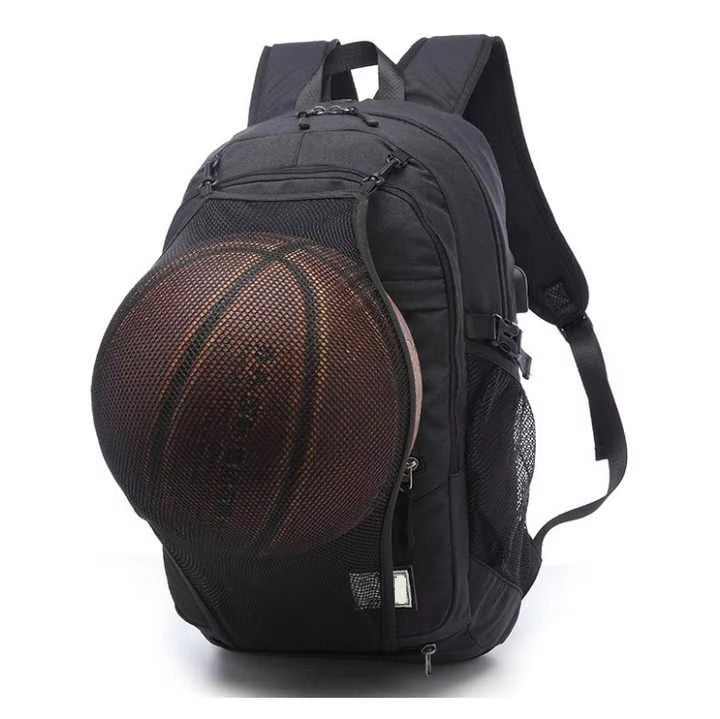 Wholesale Fashionable Backpack – Mesh Shoulders, Basketball-Carrying, USB Charging Port (For Teenagers, Sports & School)